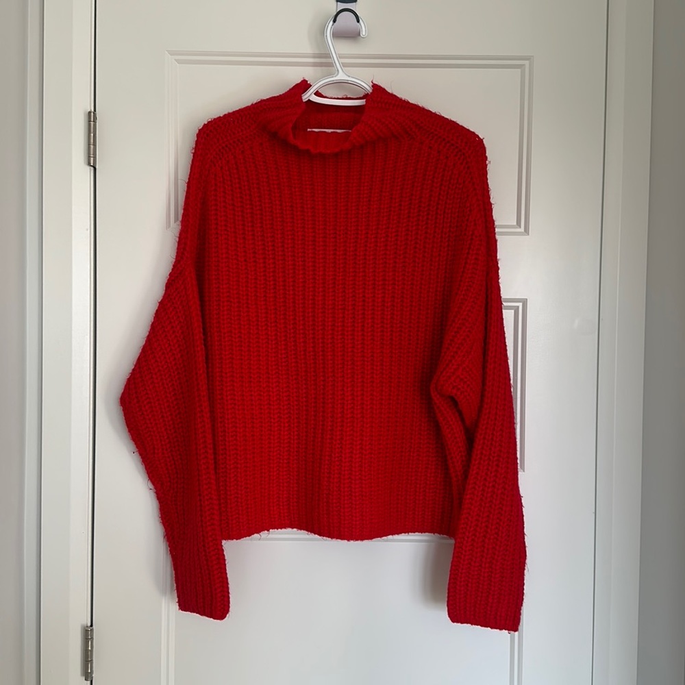 Heavy knit sweater seven sisters